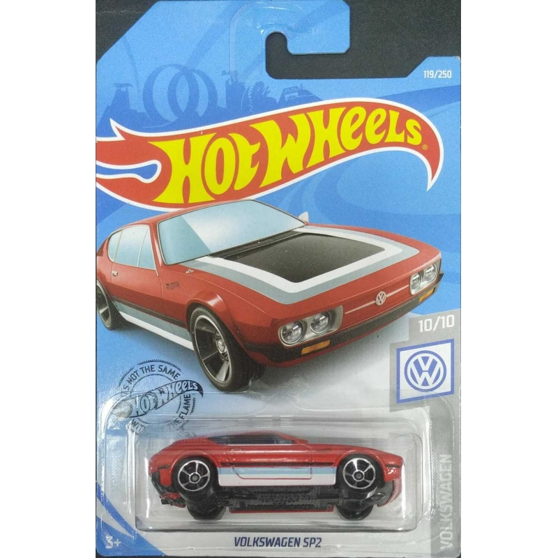 HOT WHEELS VOLKSWAGEN SP2 10/10 VERMELHO 2018 EMBALAGEM NORMAL