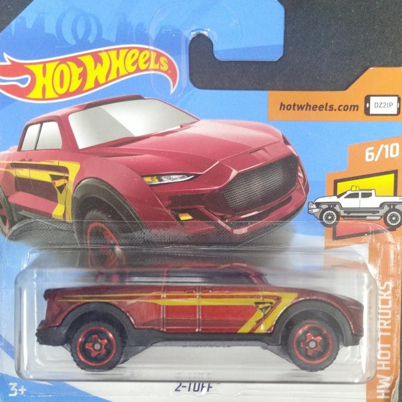 HOT WHEELS 2-TUFF 6/10 2018 VERMELHO EMBALAGEM PEQUENA