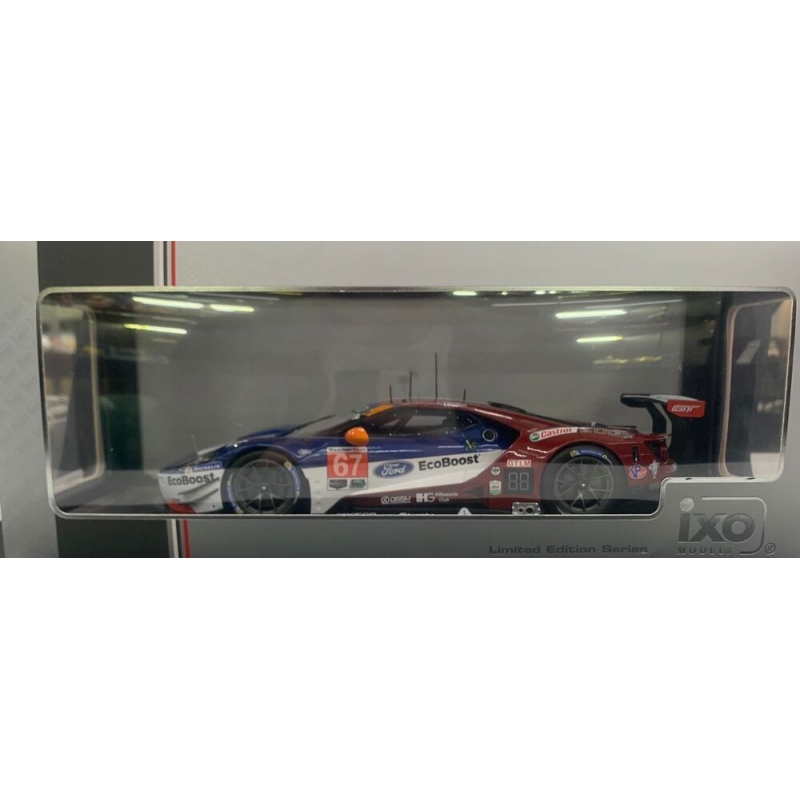 MINIATURA 1:18 IXO MODELS LIMITED ESDITION SERIES FORD GT #67 DAYTONA 2018