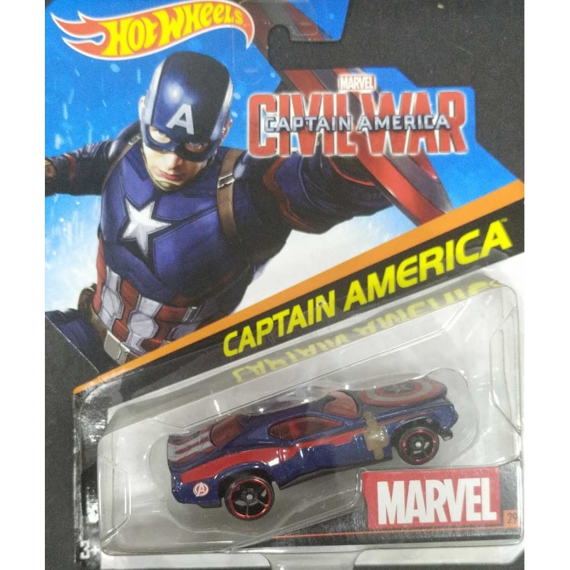 HOT WHEELS MARVEL CIVIL WAR CAPTAIN AMERICA CAPTAIN AMERICA 015