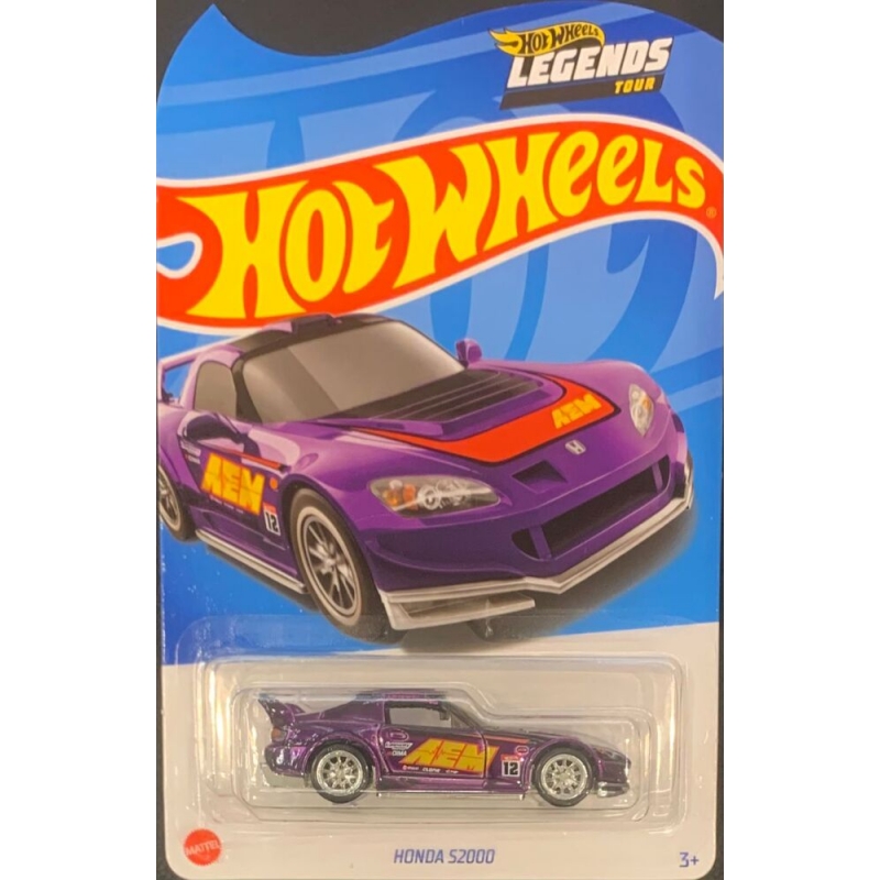 HOTWHEELS -SUPER T-HUNT HONDA S2000 ROXO DE 2021 LEGENDS TOUR COM BLISTER NORMAL