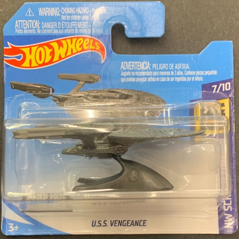 HOT WHEELS - U.S.S.VENGEANCE DE 2018 7/10 COM BLISTER PEQUENO