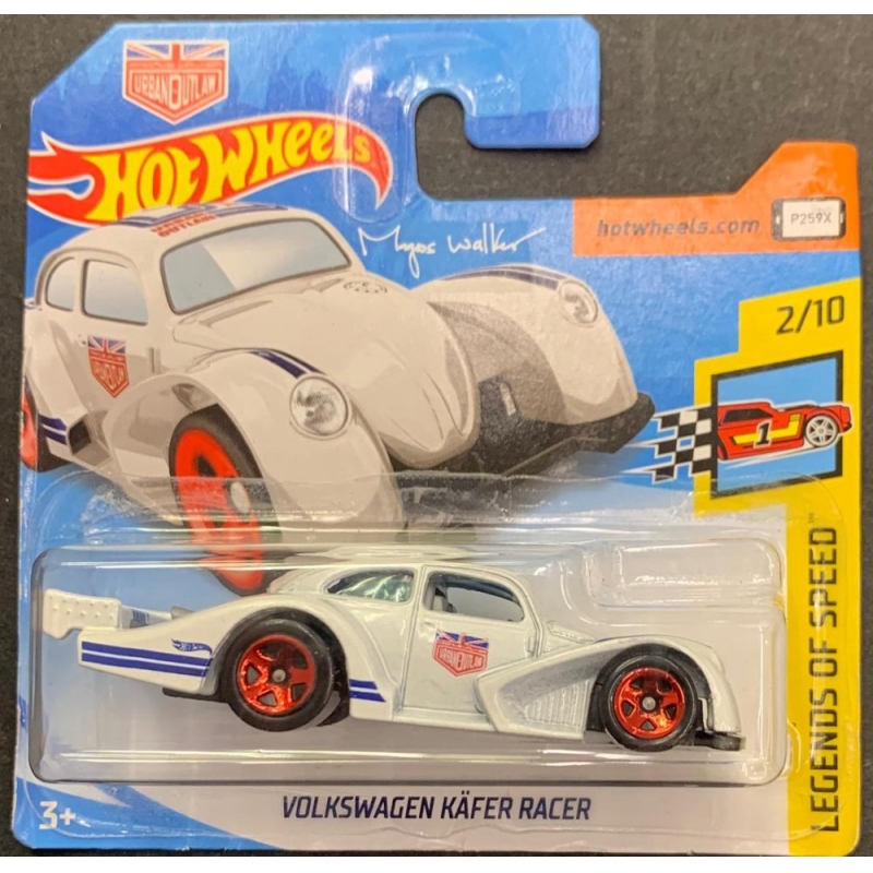 HOT WHEELS - VOLKSWAGEN KAFER RACER BRANCO DE 2017 2/10 COM BLISTER PEQUENO