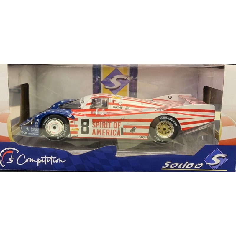 MINIATURA SOLIDO 24H LE MANS 1986 BRANCO COMPETITION