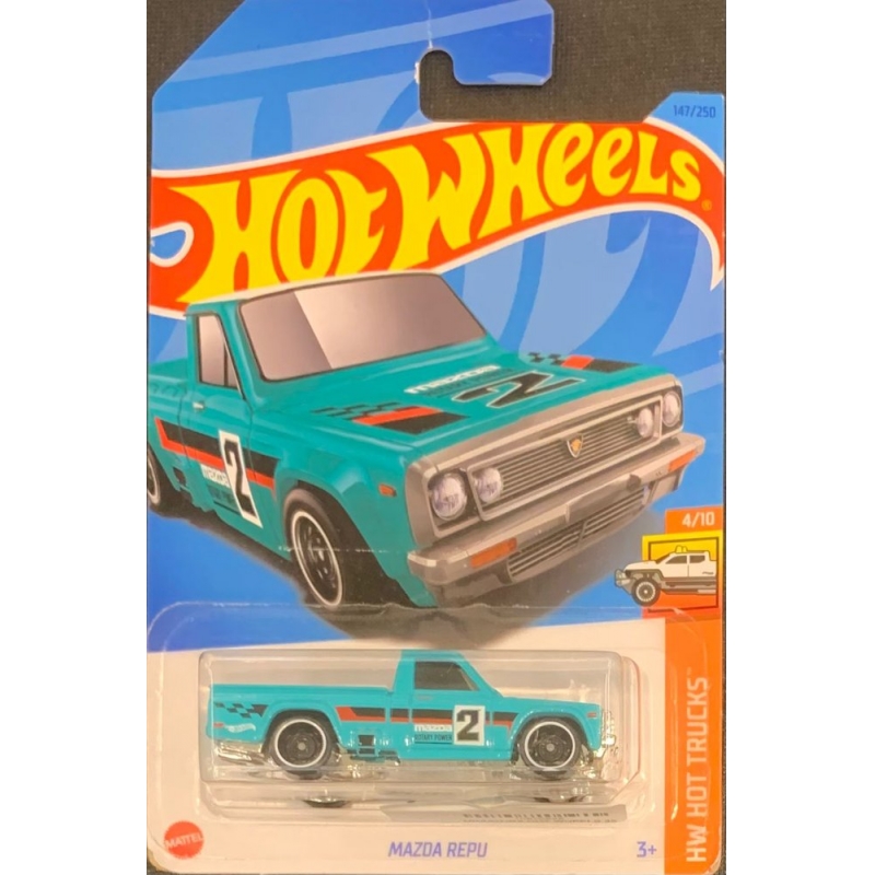 HOT WHEELS - MAZDA REPU VERDE DE 2021 4/10 COM BLISTER NORMAL