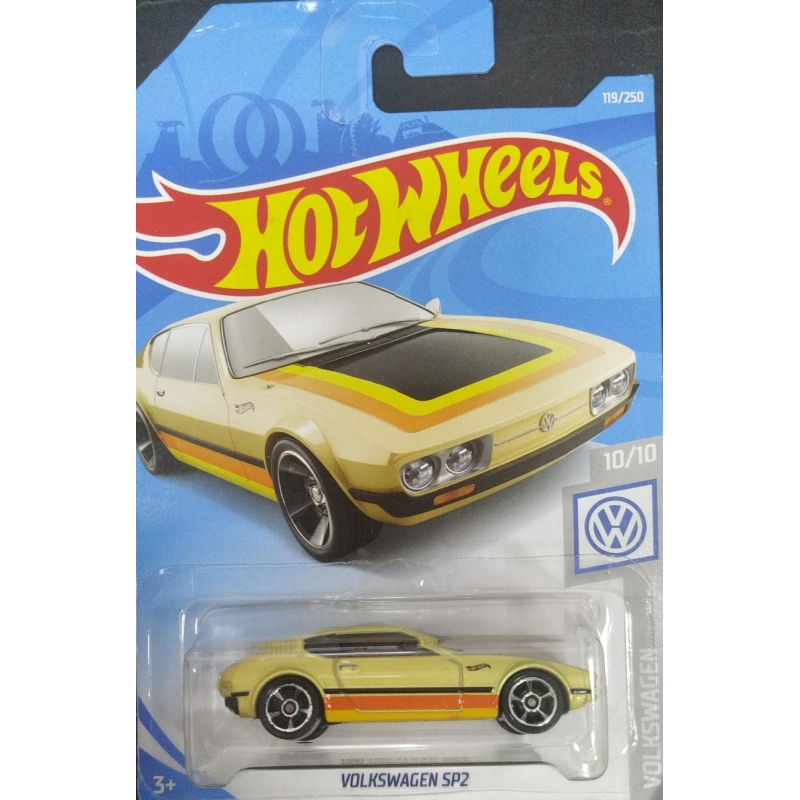 HOT WHEELS VOLKSWAGEN SP2 10/10 AMARELO 2018 EMBALAGEM NORMAL