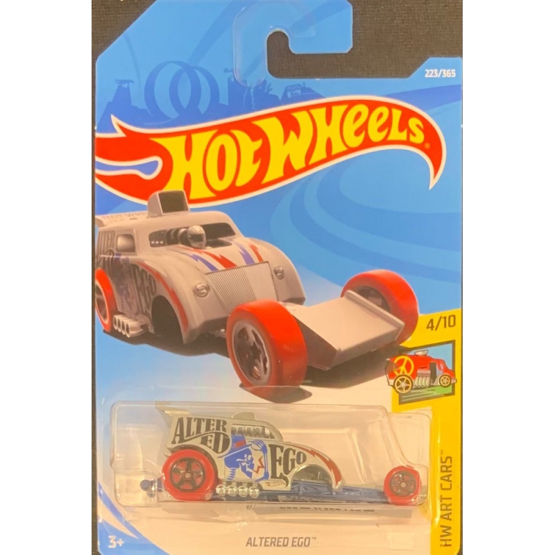 HOT WHEELS - ALTERED EGO CINZA DE 2017 4/10 COM BLISTER NORMAL