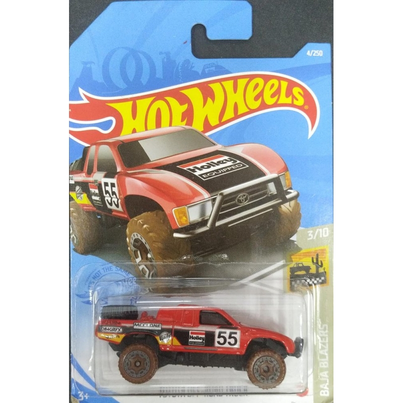 HOT WHEELS TOYOTA OFF-ROAD TRUCK 3/10 2020 VERMELHO EMBALAGEM PEQUENA