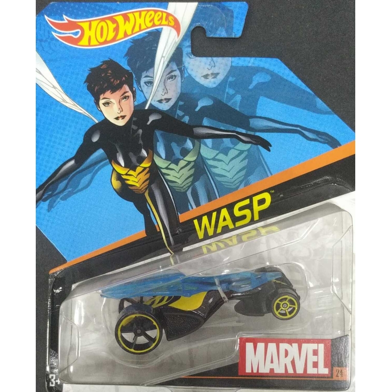 HOT WHEELS MARVEL WASP 2015 EMBALAGEM TEMATICA