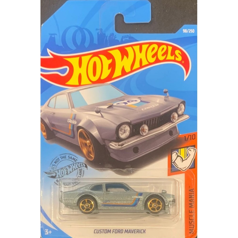 HOT WHEELS - CUSTOM FORD MARVERICK CINZA DE 2018 1/10 COM BLISTER NORMAL