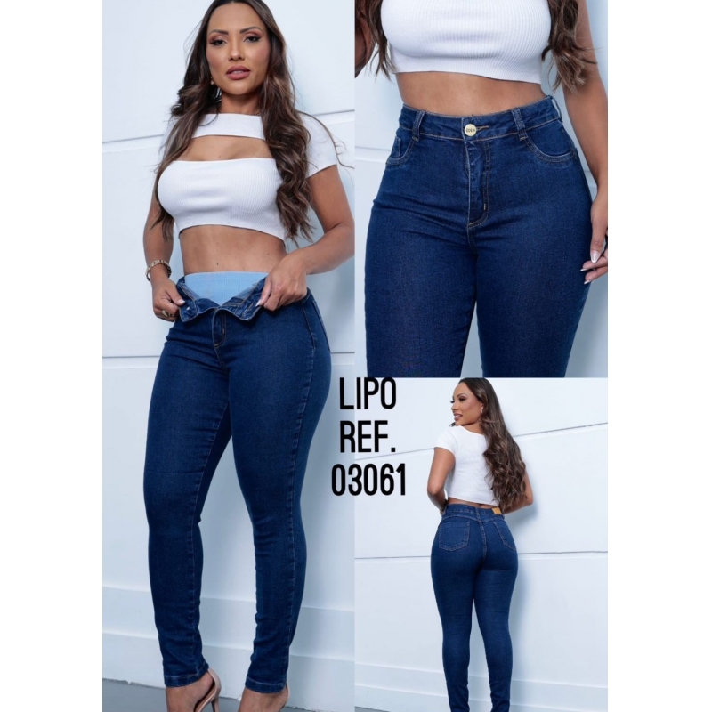 CALÇA JEANS SKINNY LIPO