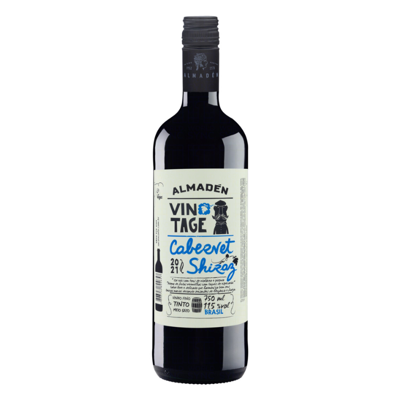 ALMADEN VINTAGE TINTO MEIO SECO 750ML