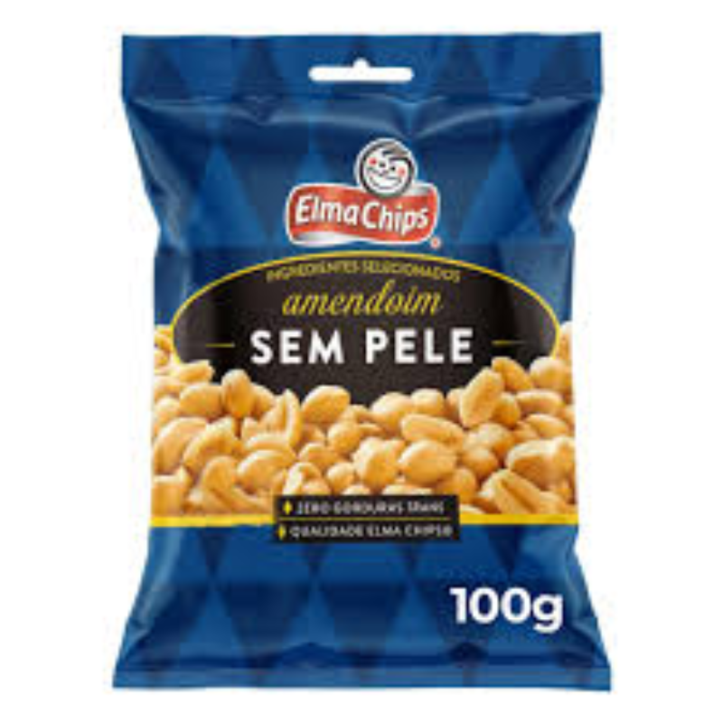 AMENDOIM SEM PELE ELMA CHIPS 100G