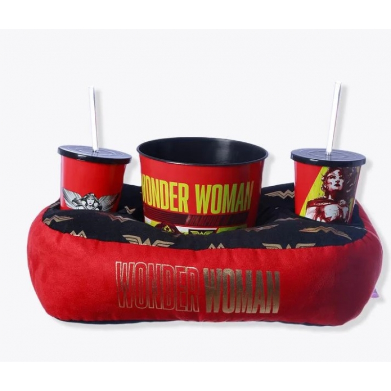 KIT ALMOFADA PIPOCA FIBRA SUEDE WONDER WOMAN Ean :790801179