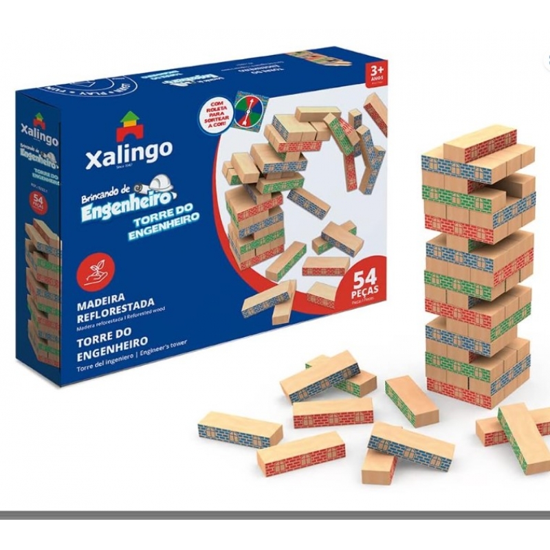 BRINCANDO DE ENGENHEIRO TORRE 54 PCS