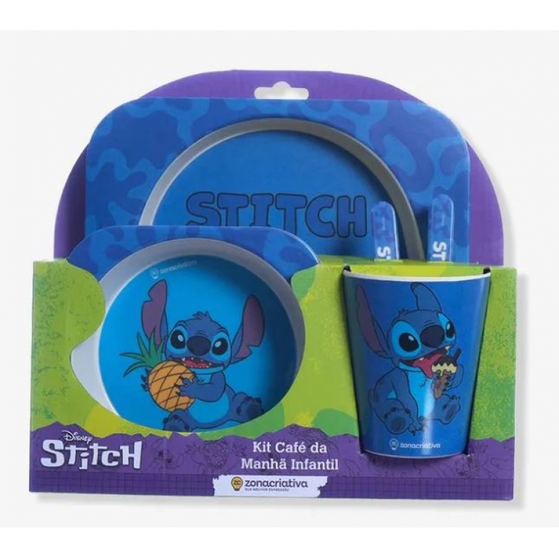 BREAKFAST SET INFANTIL STITCH