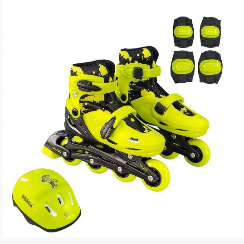 KIT PATINS MINI TRAVESSOS MASC 35 38