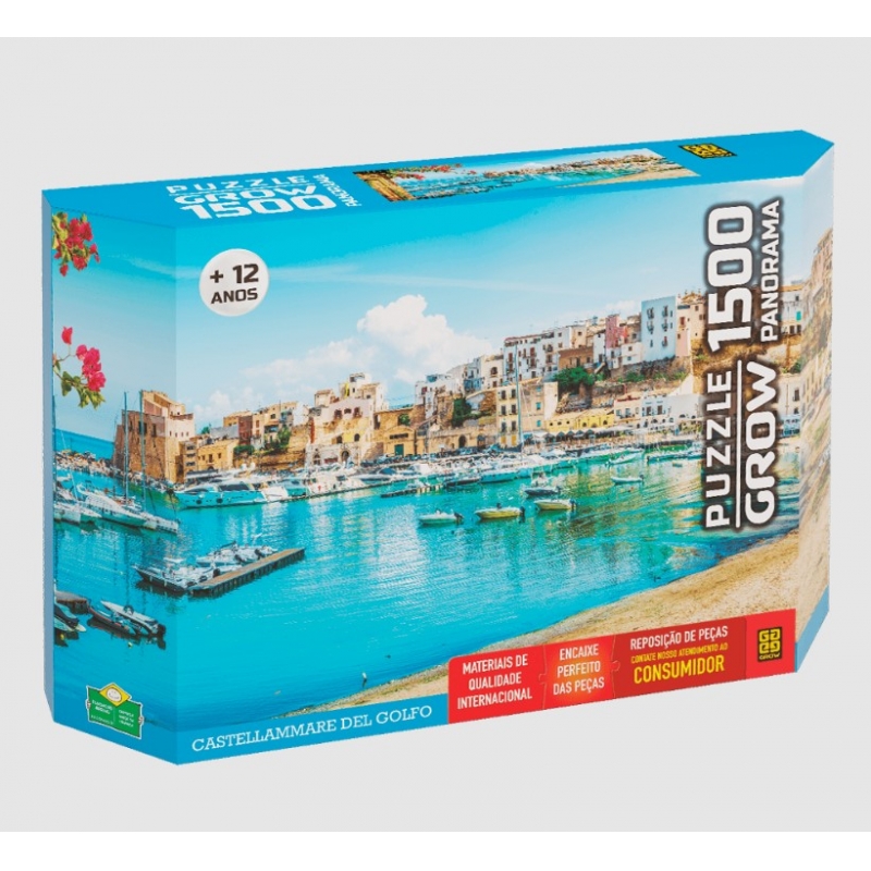 QUEBRA CABEÇA PANORAMA - CASTELLAMMARE DEL GOLFO 1500 PCS