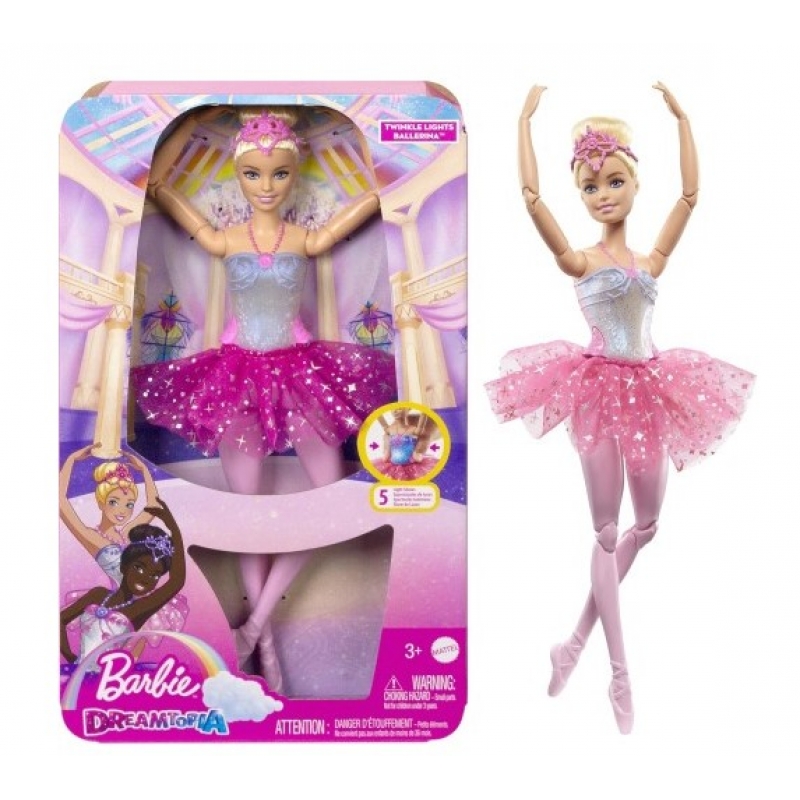 BARBIE DREAMTOPIA BAILARINA LUZES BRILHANTES LOIRA