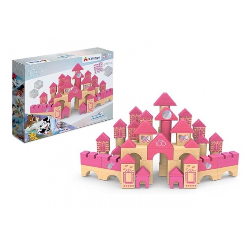 BRINCANDO DE ENGENHEIRO CASTELO DAS PRINCESAS 80PC