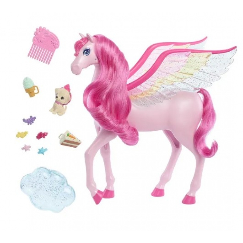 PÔNEI PEGASO BARBIE TOUCH MAGIC C/SOM e LUZ