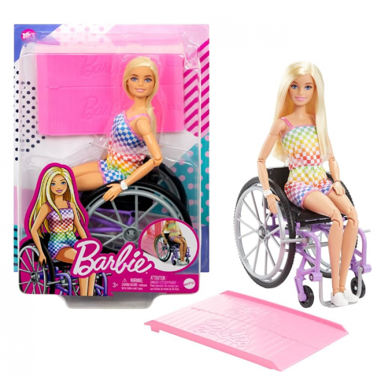 BARBIE FASHIONISTA CADEIRA DE RODAS LOIRA