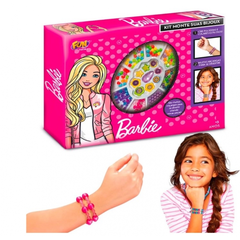 BARBIE KIT MONTE SUAS BIJOUX