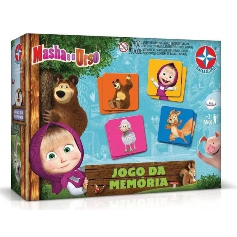 JOGO DA MEMORIA MASHA E O URSO