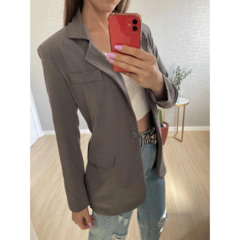 BLAZER SERENA CINZA