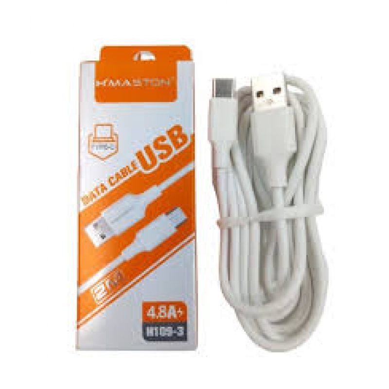 CABO USB TIPO C BRANCO H'MASTON