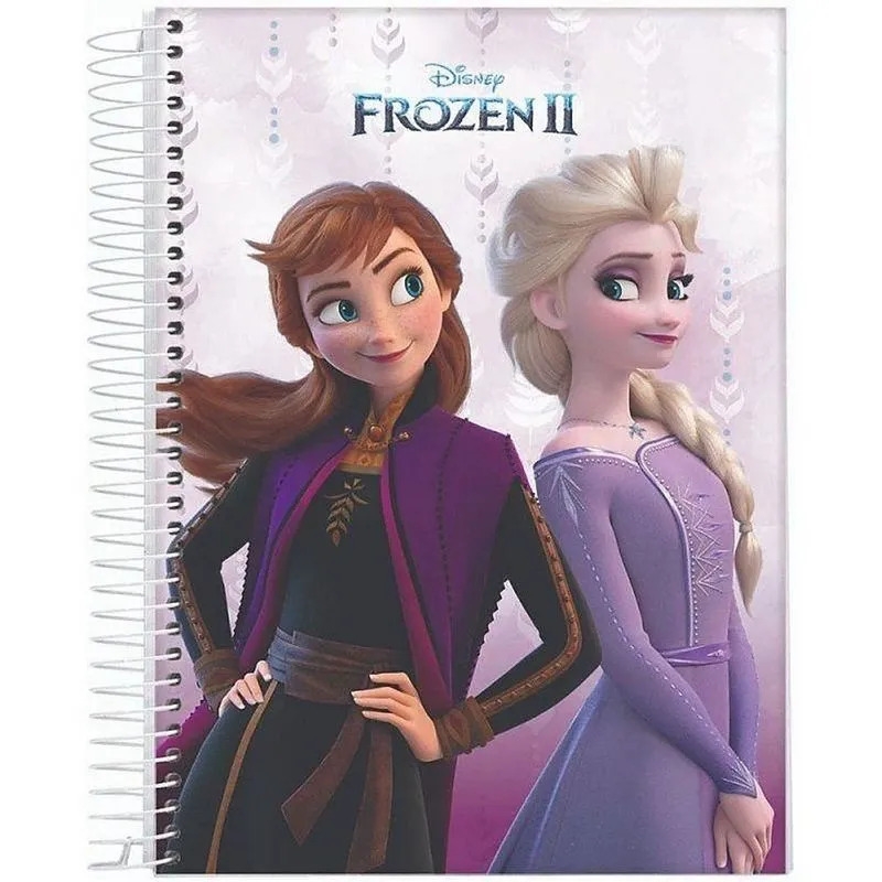 CADERNO ESPIRAL FROZEN