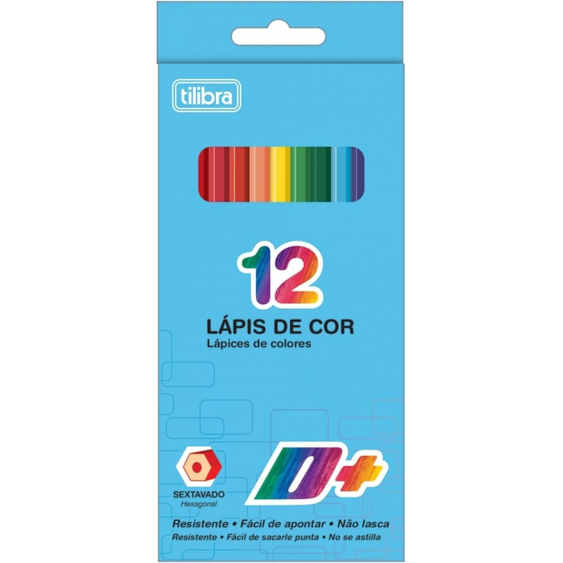 LAPIS DE COR D+ 12UN