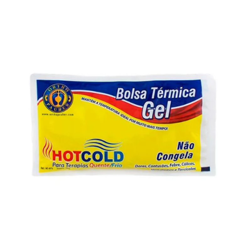 BOLSA TERMICA GEL ORTHO PAUHER NÃO GONGELA QUENTE / FRIO 400g