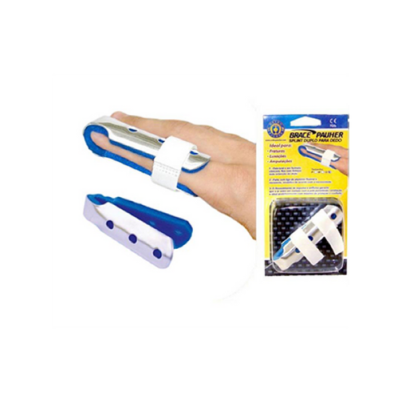 SPLINT DUPLO PARA DEDO TAM G BRACE PAUHER