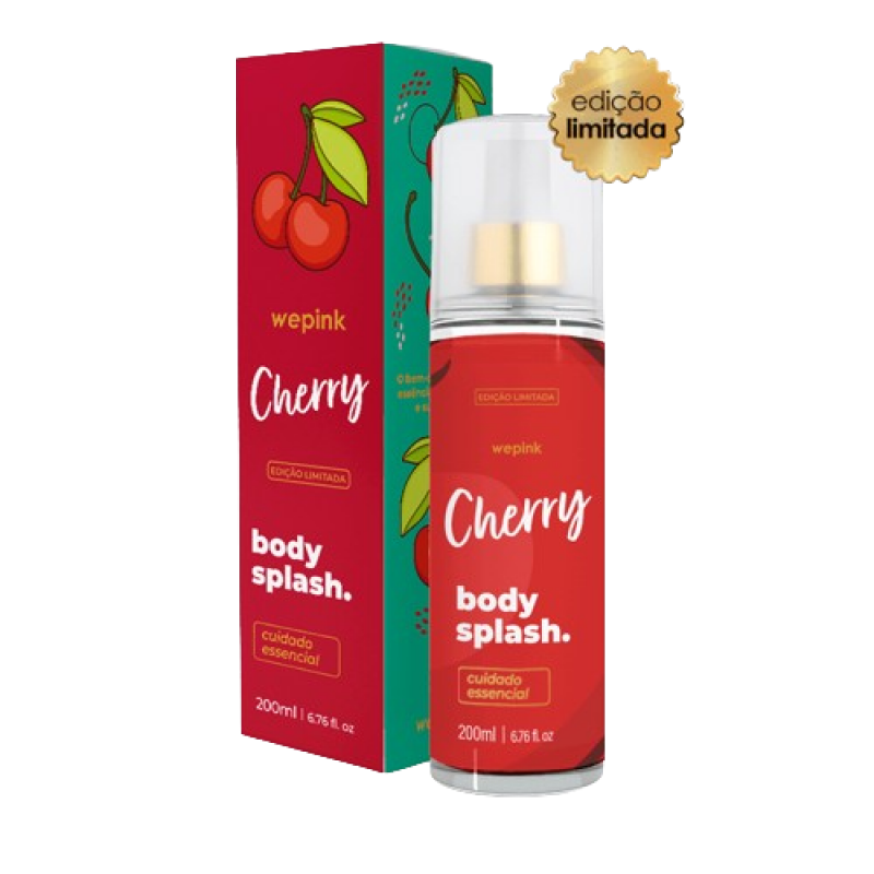 Body Splash Wepink Cherry Desodorante Colônia - 200ml