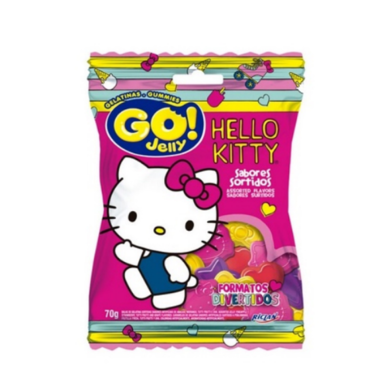 CAIXA BALA DE GELATINA HELLO KITTY 12X70G