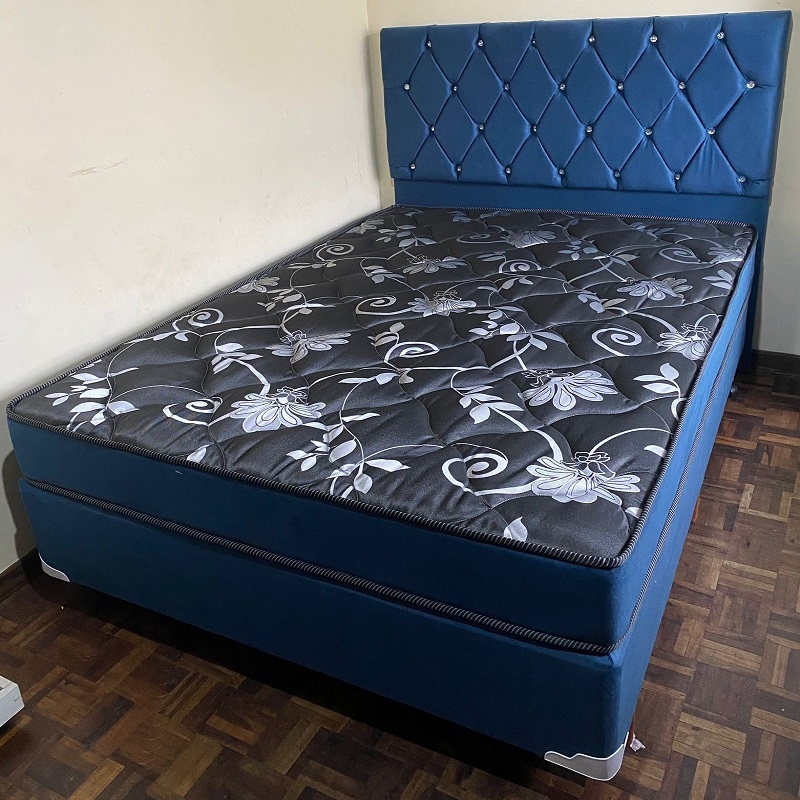 BASE BOX CASAL AZUL