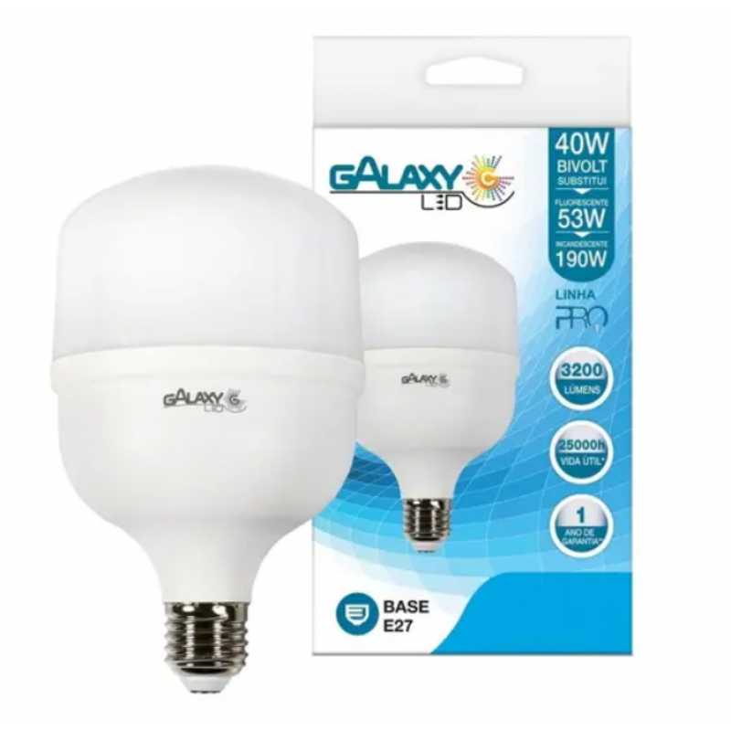 GALAXY LED 40W BIVOLT 3200 LUMENS