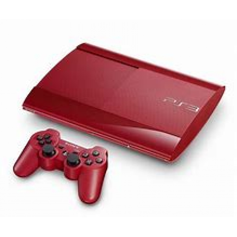 PLAYSTATION 3 SUPER SLIM VERMELHO