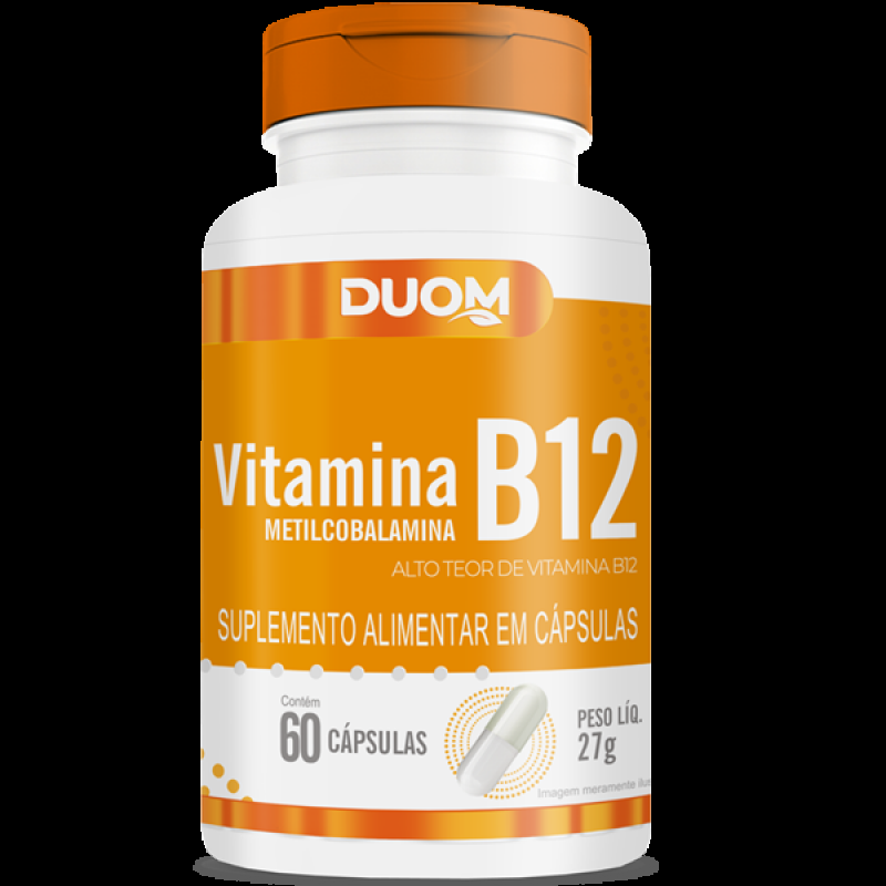 VITAMINA B12 60 CAPS DUOM