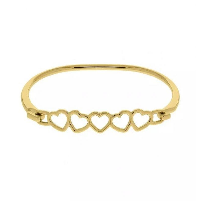 Bracelete blogueiras com banho em ouro 18k