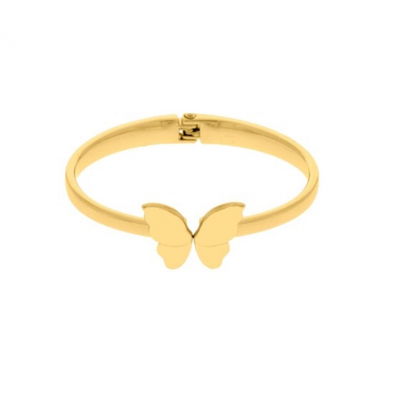 Bracelete borboleta com banho em ouro 18k