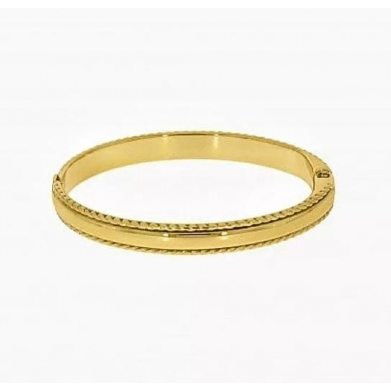 Bracelete classico com banho em ouro 18k