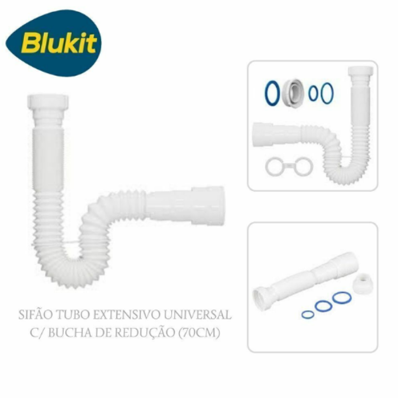 SIFÃO TUBO EXTENSIVO UNIVERSAL